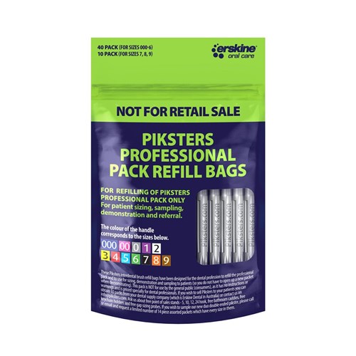 Piksters Refill Professional 0 Silver 40pk