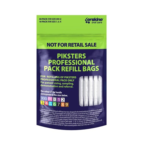 Piksters Refill Professional 2 White 40pk