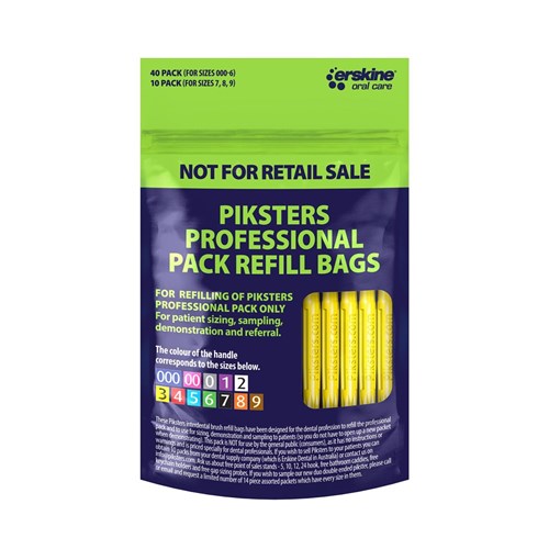 Piksters Refill Professional 3 Yellow 40pk