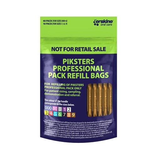 Piksters Refill Professional 9 Brown 10pk