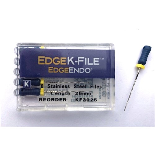 Edge K-File Size 30 31mm Pk 6
