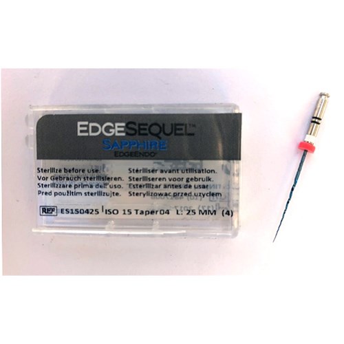 EdgeSequel Sapphire taper .04 size 15 31mm Pkt4