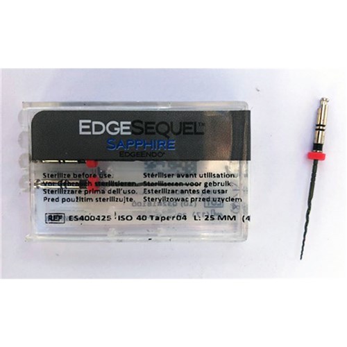EdgeSequel Sapphire taper .04 size 40 31mm Pkt4