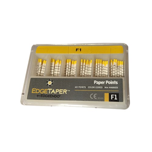 EdgeTaper Paper Point size F1 Pack of 60