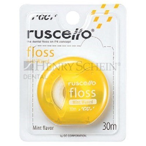 GC Ruscello Floss Waxed Mint Yellow 30m x1