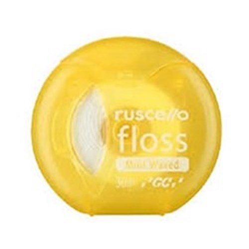 GC Ruscello Floss Waxed Mint Yellow 30m x1