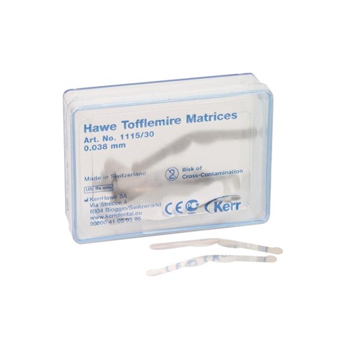 Tofflemire Matrices #1115 0.038mm thin pkt 30