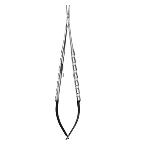 Micro Curved Castro Needle Holder Dia Dusted 18cm