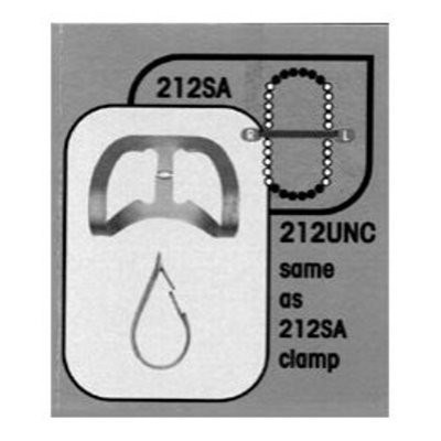 Stainless Steel Rubber Dam Clamp #212SA
