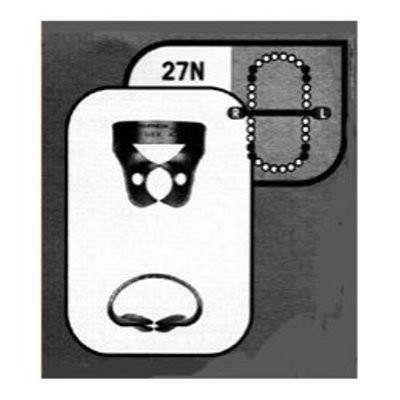 Stainless Steel Rubber Dam Clamp #27N
