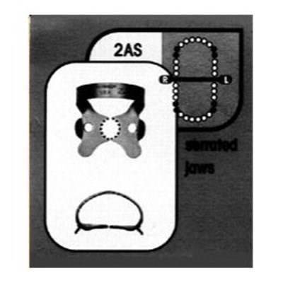 Stainless Steel Rubber Dam Clamp#2AS