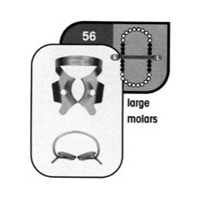 Stainless Steel Rubber Dam Clamp #56