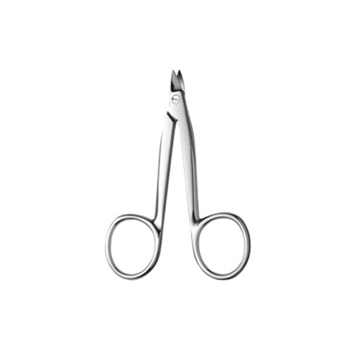 Crown & Gold Curved Pedo Scissors 9cm