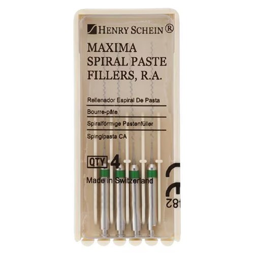 Henry Schein Paste Filler 25mm Green #3 pkt 4