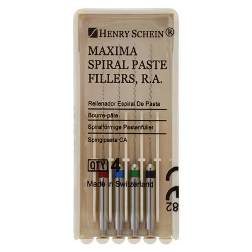 Henry Schein Paste Filler 25mm Assorted Sizes pkt 4