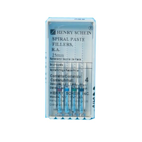 Henry Schein Paste Filler 25mm Blue #2 pkt 4