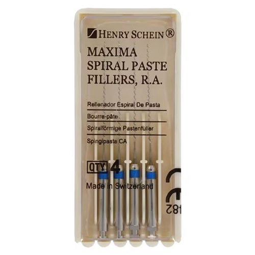 Henry Schein Paste Filler 25mm Blue #2 pkt 4