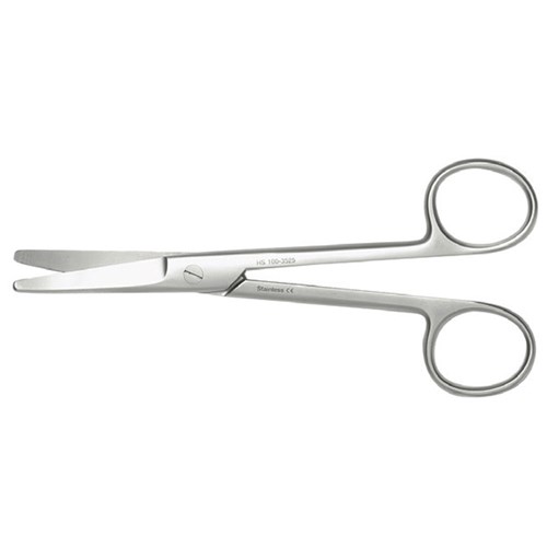 Henry Schein Mayo Scissor Blunt/Blunt Curved 14cm