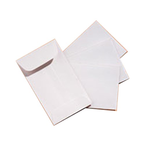 Henry Schein X-Ray Envelope White Plain 2.5 x 4.25 box 500
