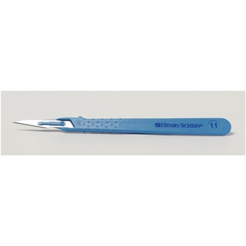 HS-1126189 - Henry Schein Disposable SS Scalpels sterile x10 size 11 ...