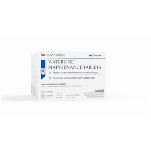 Waterline Maintenance HENRY SCHEIN 50 Tablets 750ml Bottle