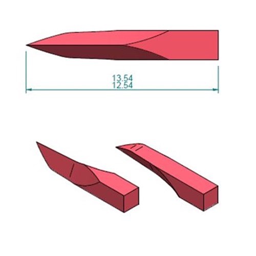 Henry Schein Wooden Wedges Pink box of 100 pcs