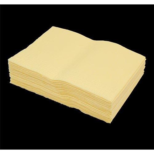 Henry Schein Dri-Gard Bib Yellow 3Ply 13x19
