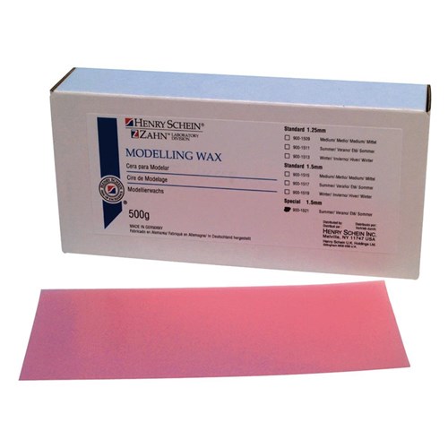 Henry Schein Modelling Wax Summer 1.5mm 500g