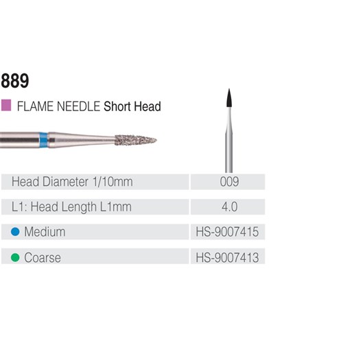HENRY SCHEIN Maxima Diamond Bur FG 889009C Coarse pkt 5