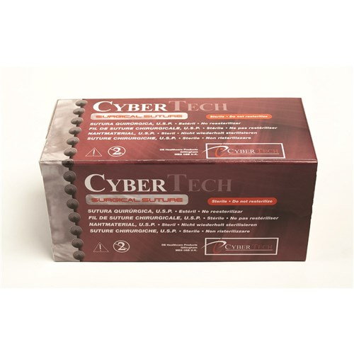 CyberTech Suture PGA Rapid 3/8 RC18 3-0 45cm Pack of 12