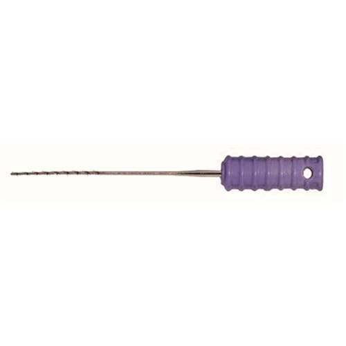 HENRY SCHEIN Barbed Broach 21mm Size 4 Blue Fine 10 pk