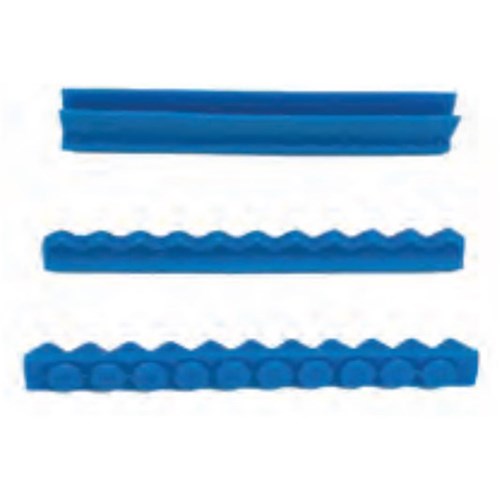 HS Blue Silicone rails 3 pieces for 10 & 16 cassette