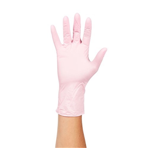Henry Schein Nitrile Glove P/F Bubblegum Scented XS box 100