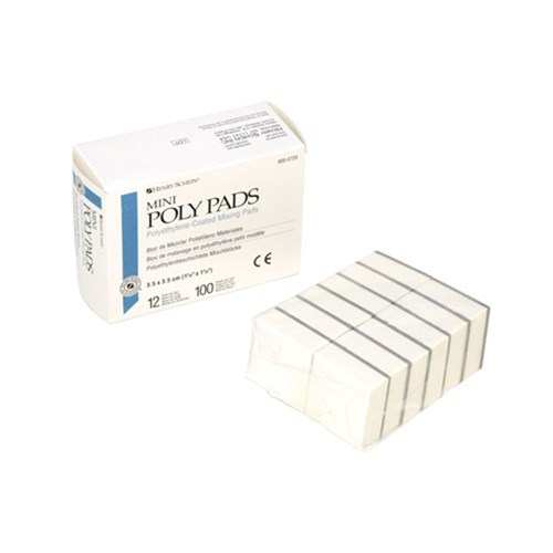 Henry Schein Poly Pad 3.5x3.5cm 100 Sheets pkt 12