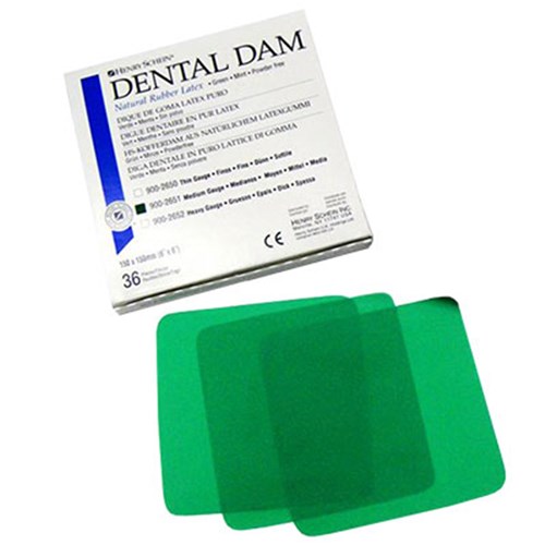 Henry Schein Latex Rubber Dam 6