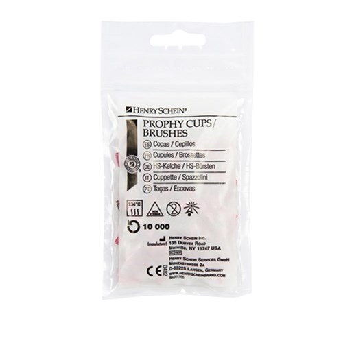 ACCLEAN Prophy Cup Latex Free Latch Pink Soft Pack of 100