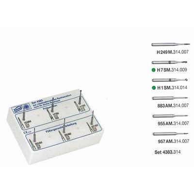 Micropreparation Bur FG Set #4383 x6 Burs