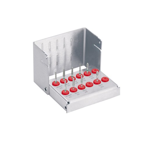 Ceramic Crown Expert Prep Set x9 FG Burs in Sterile Block