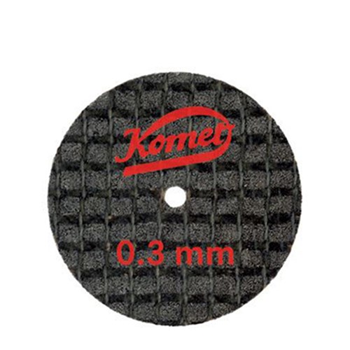 0.3mm Separating Disc#9529-220 Red/Fine FibreReinforce Pkt10