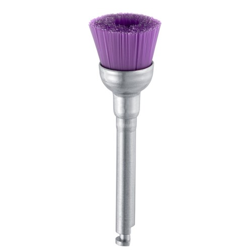 Nylon Prophy Brush RA #9645M Medium Bristle Lavender Pkt100