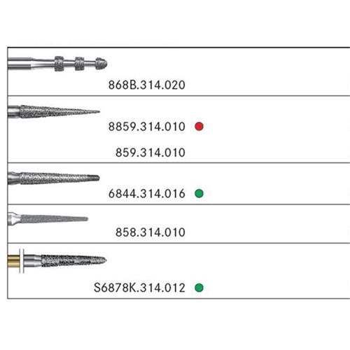 Dr Anthony Maks Veneer Kit x6 FG Diamond Burs