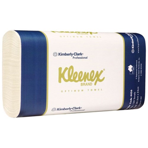 Kleenex Optimum Towel white 30.5x24cm x120 box 20