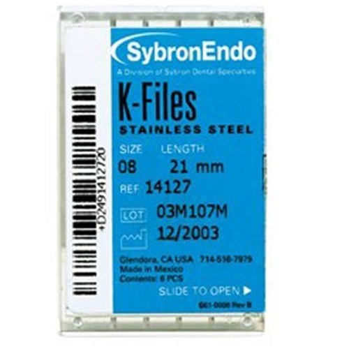 K FILES 21mm Size 35 Green Pack of 6