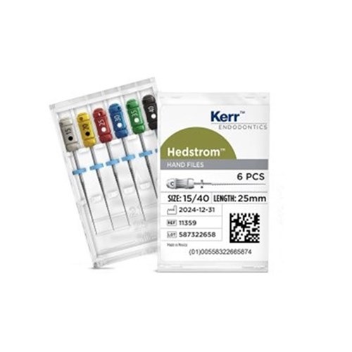 HEDSTROM FILES 25mm Size 15-40 Assorted Pack of 6