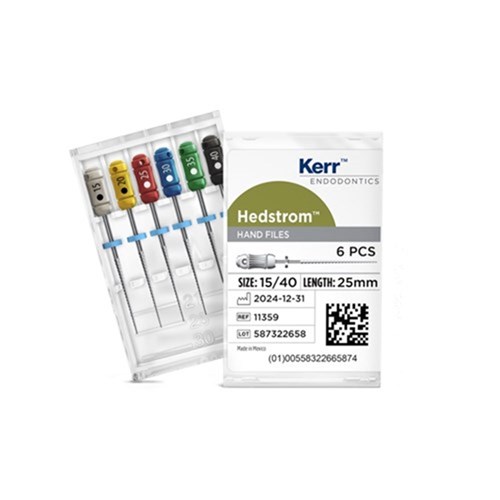 HEDSTROM FILES 30mm Size 45-80 Assorted Pack of 6