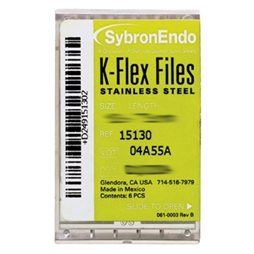 K FLEX FILES 21mm Size 25 Red Pack of 6