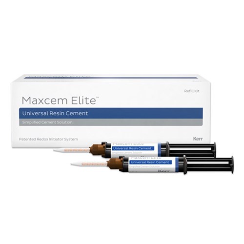 Maxcem Elite Clear Syringe 2 x 5g Refill 8 Tips