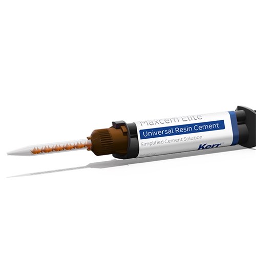 Maxcem Elite White Opaque Syringe 2x 5g Refill 8 Tips
