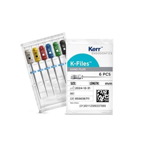 K-FILES 30mm Series 15-40 1 SST Assorted Pack of 6