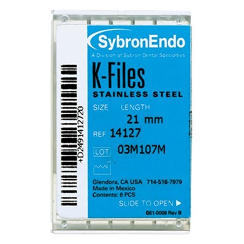 K-FILES 21mm Series 45-80 2 SST Assorted Pack of 6